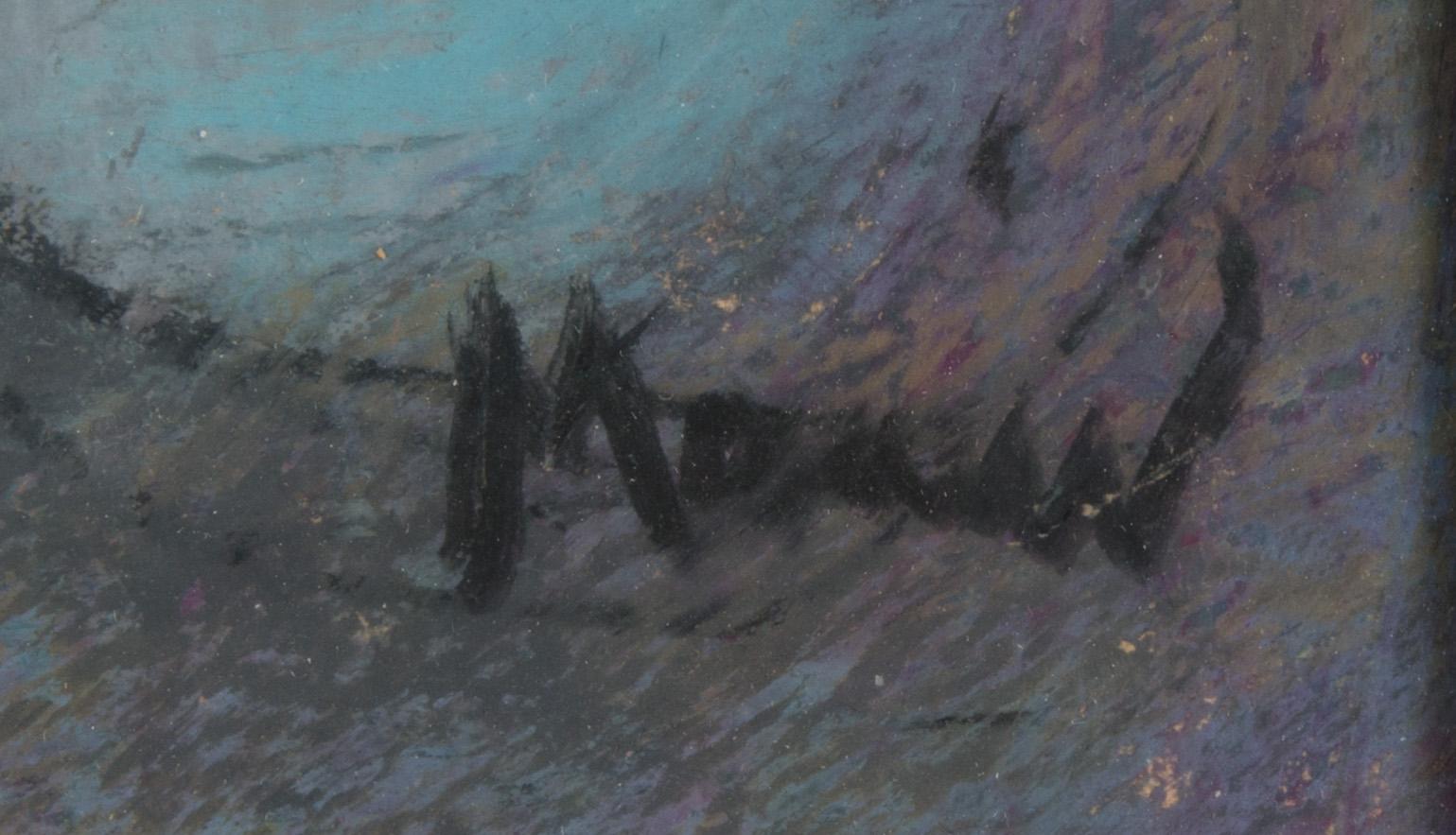 ELVI MAARNI, pastell, signerad.