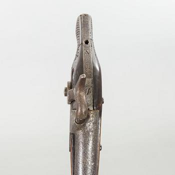 FLANKÖRPISTOL, med slaglås, 1800-tal, märkt 1816.
