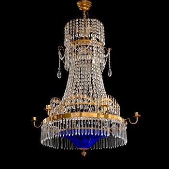 CHANDELIER, gustavian style, late 19th century.