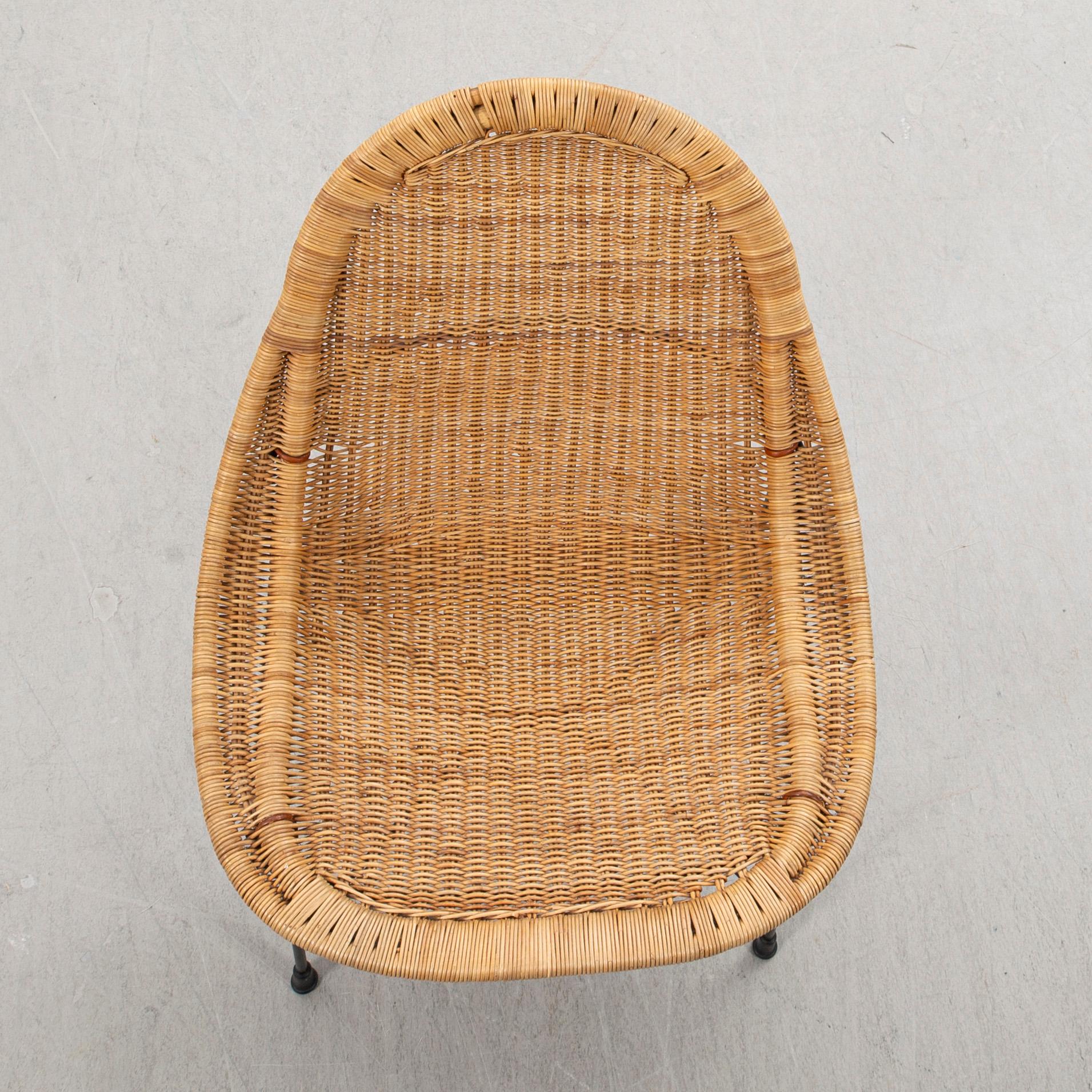 Kerstin Hörlin-Holmquist, stol, "Lilla Kraal", formgiven för Nordiska Kompaniet, 1950-tal.