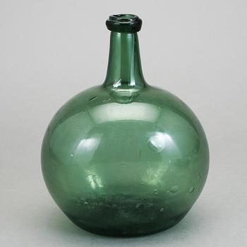 FLASKA, glas, 17-1800-tal.