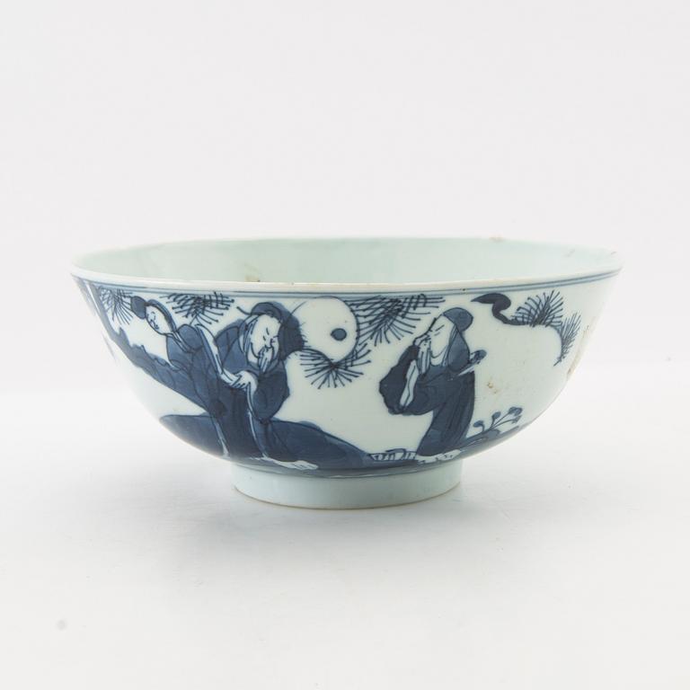 A group of Chinese porcelain, Qing dynasty.