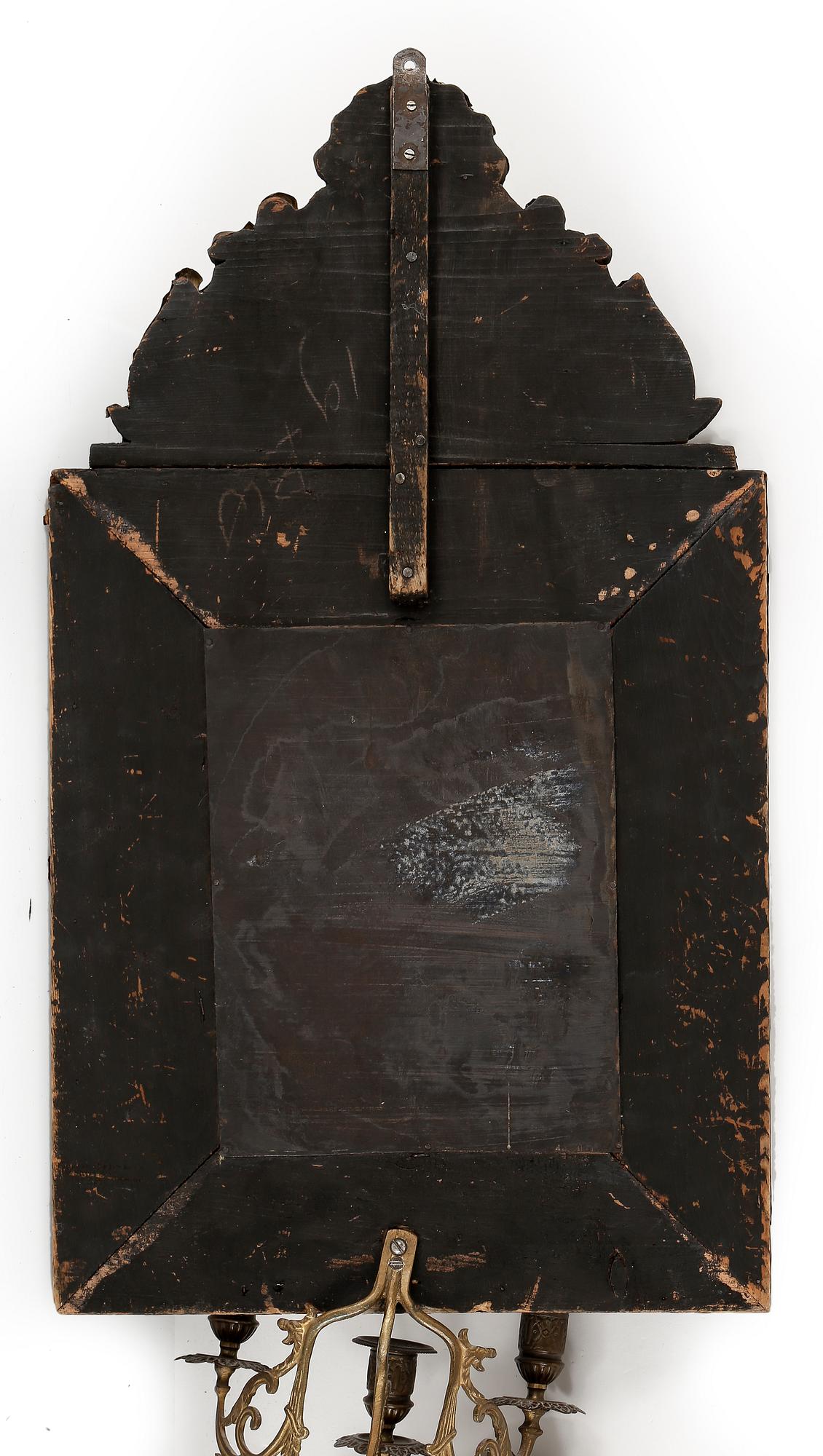SPEGELLAMPETTER, ett par, barockstil, 1800-talets slut.