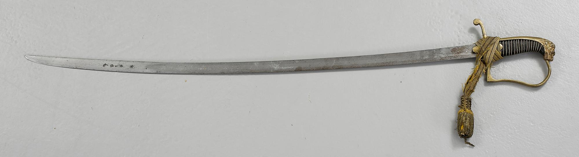 SABEL, för Officer vid Livregementet, Sverige, 1800-tal.
