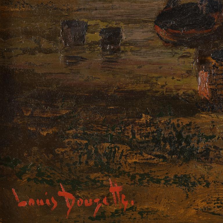 Louis Douzette, Coastal landscape.