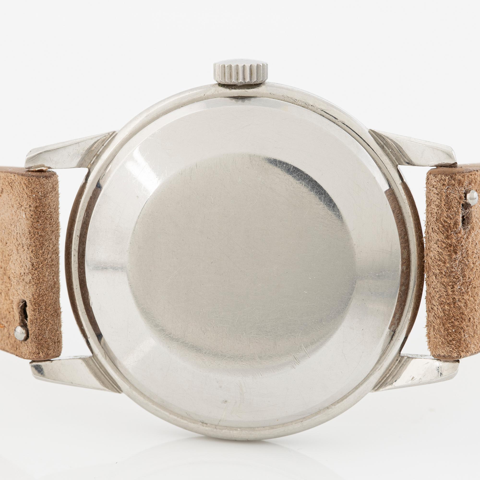 Omega, Genève, "Cursive Genève", armbandsur, 34 mm.