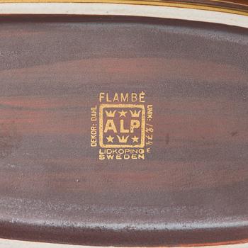 Gunnar Nylund, An urn, 'Flambé', ALP Lidköping mid-20th century.