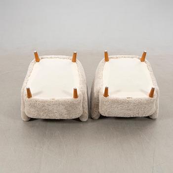Armchairs, a pair, Swedish Modern, 1940s.