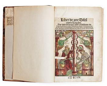 947. HIERONYMUS BRAUNSCHWEIG, Liber de arte Distillandi de Compositis.., Strasbourg 1512-14.