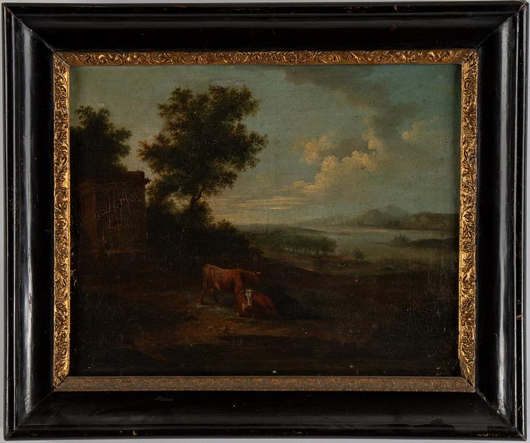German School, circa 1800, oil on canvas, a pair.