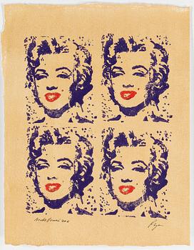 Richard Ryan · RICHARD RYAN, "Nikki Beach", monoprint, signerad och daterad 2011.