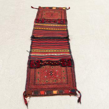 Rug/Saddlebag Bachtiari khorjin semi-antique approx. 178x55 cm.