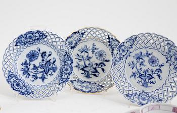 A set of 6 porcelain pieces, including Meissen, 19th/20th Century.