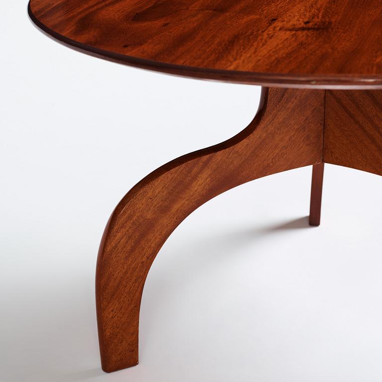 Josef Frank, a mahogany 'model 1196' coffee table, Svenskt Tenn, 1940-1950s.