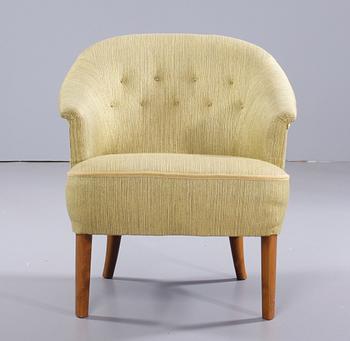 FÅTÖLJ, Carl Malmsten, AB O.H Sjögren, Tranås.