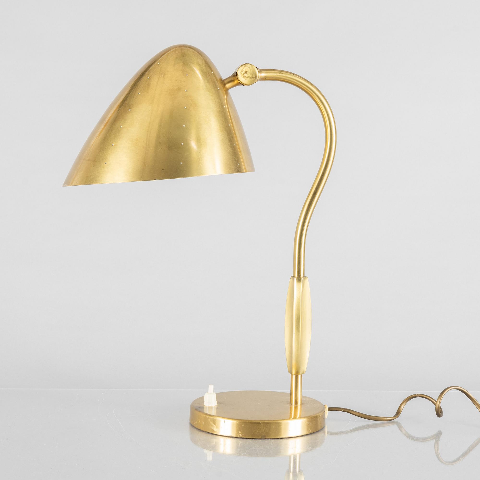 Boréns, bordslampa, Swedish Modern, modell "8410", Borås, 1940/50-tal.