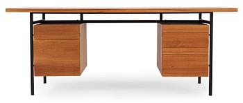 SKRIVBORD, "Large Executive Desk", Florence Knoll, Knoll International, NK:s verkstäder i Nyköping, 1964.