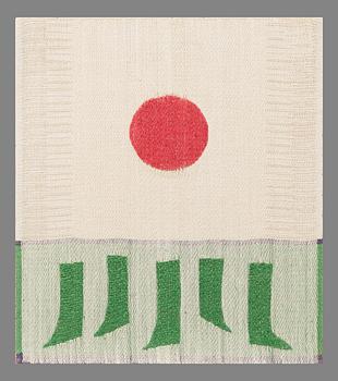 DORA JUNG, TAPESTRY. Futurum. Signed. 1970.