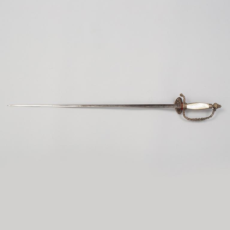 A second half of the 19th century French small sword by Coleaux & Co Klingrnthal.