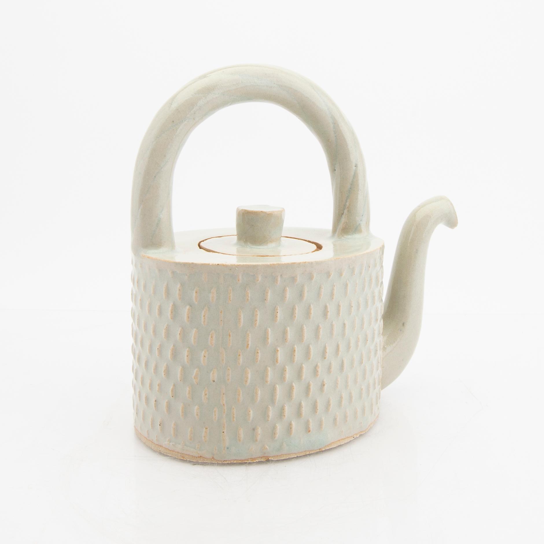 Signe Persson-Melin, a signed glazed stoneware tea pot.