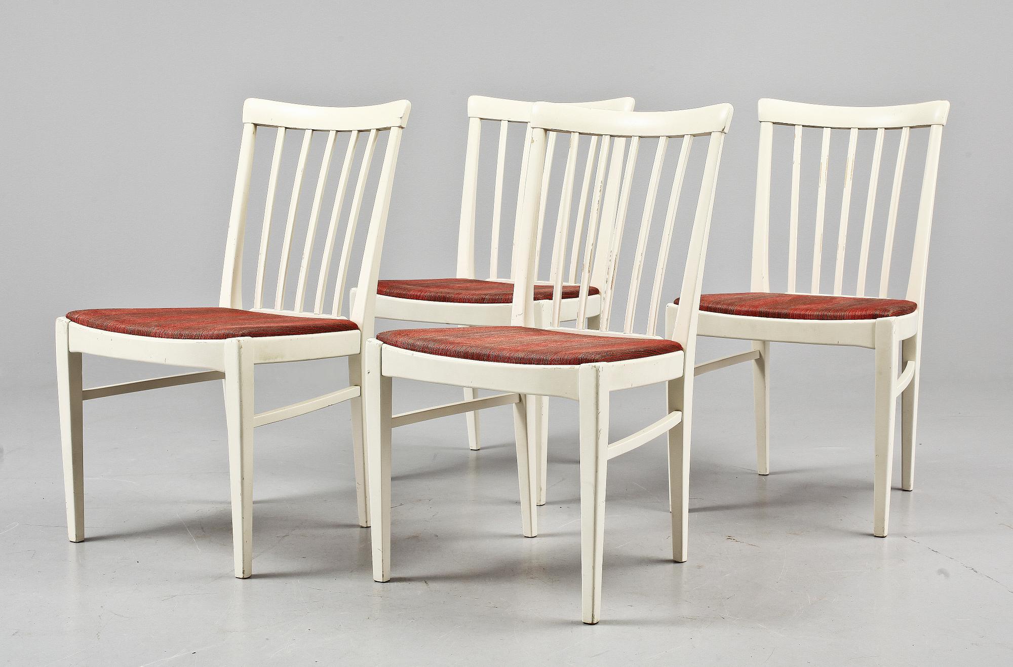 STOLAR, 4 st, "Herrgården", Carl Malmsten, 1900-talets mitt.