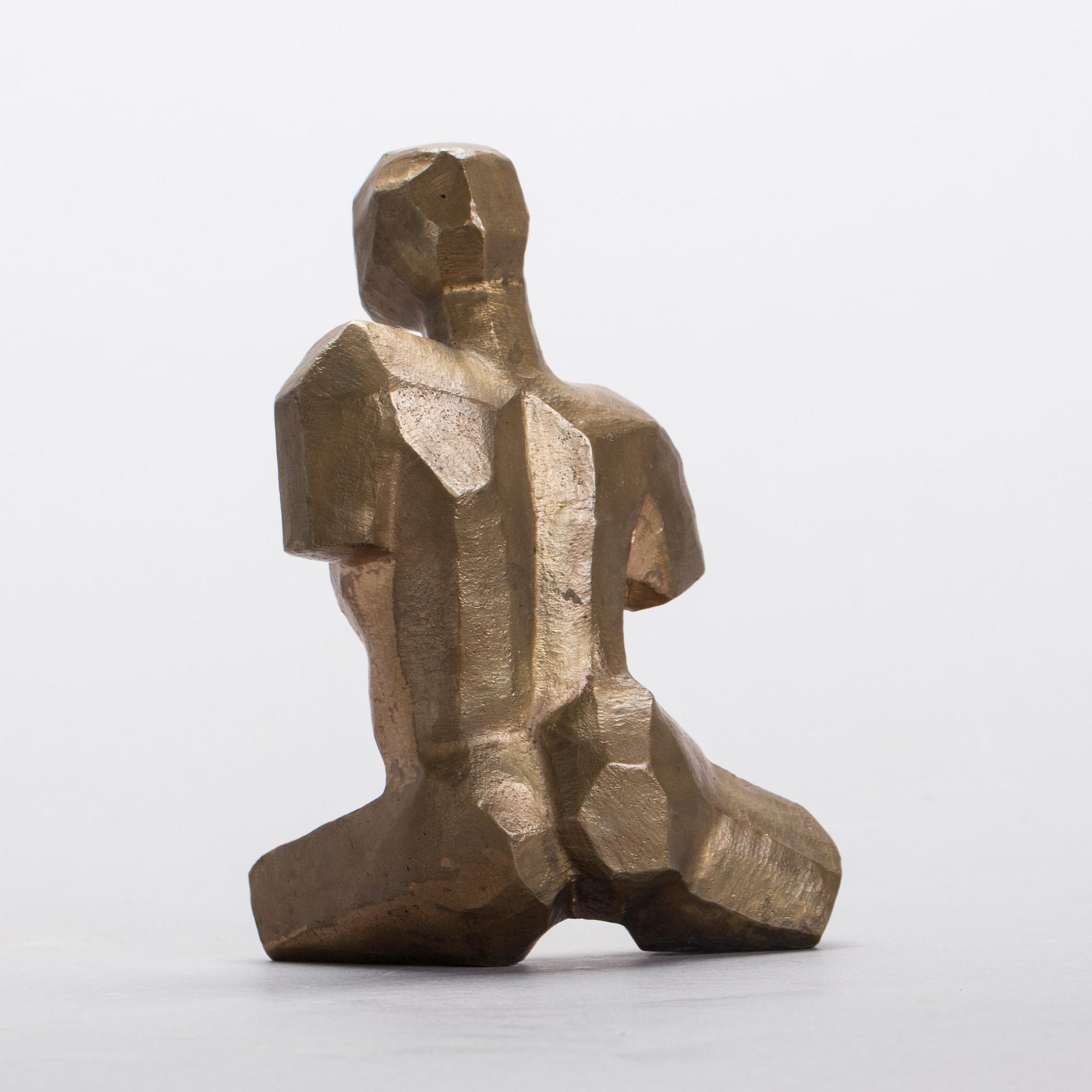 VIVIANNE GEIJER, skulptur, patinerad brons, signerad, numrerad och daterad 4/7, 1992.