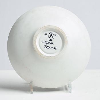 Vilhelm Bjerke-Petersen, fat, stengods, Rörstrand 1951-52.