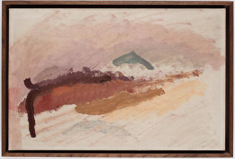 EDDIE FIGGE, oil on canvas, signed and dated 1953 on verso.