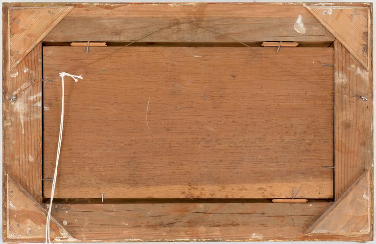 CARL JOHANSSON, oil on wooden panel, signed Carl Johansson and dated -98.
