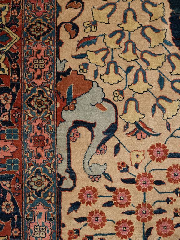 Matto, semi-antique Tabriz Petag, ca 393,5 x 303 cm.