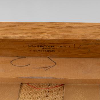 Carl Malmsten, matbord med 4 stolar, Åfors. 1900-talets andra hälft.