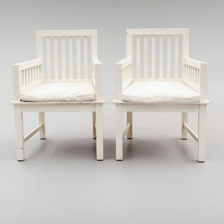 KARMSTOLAR, 1 par, 1900-talets början.