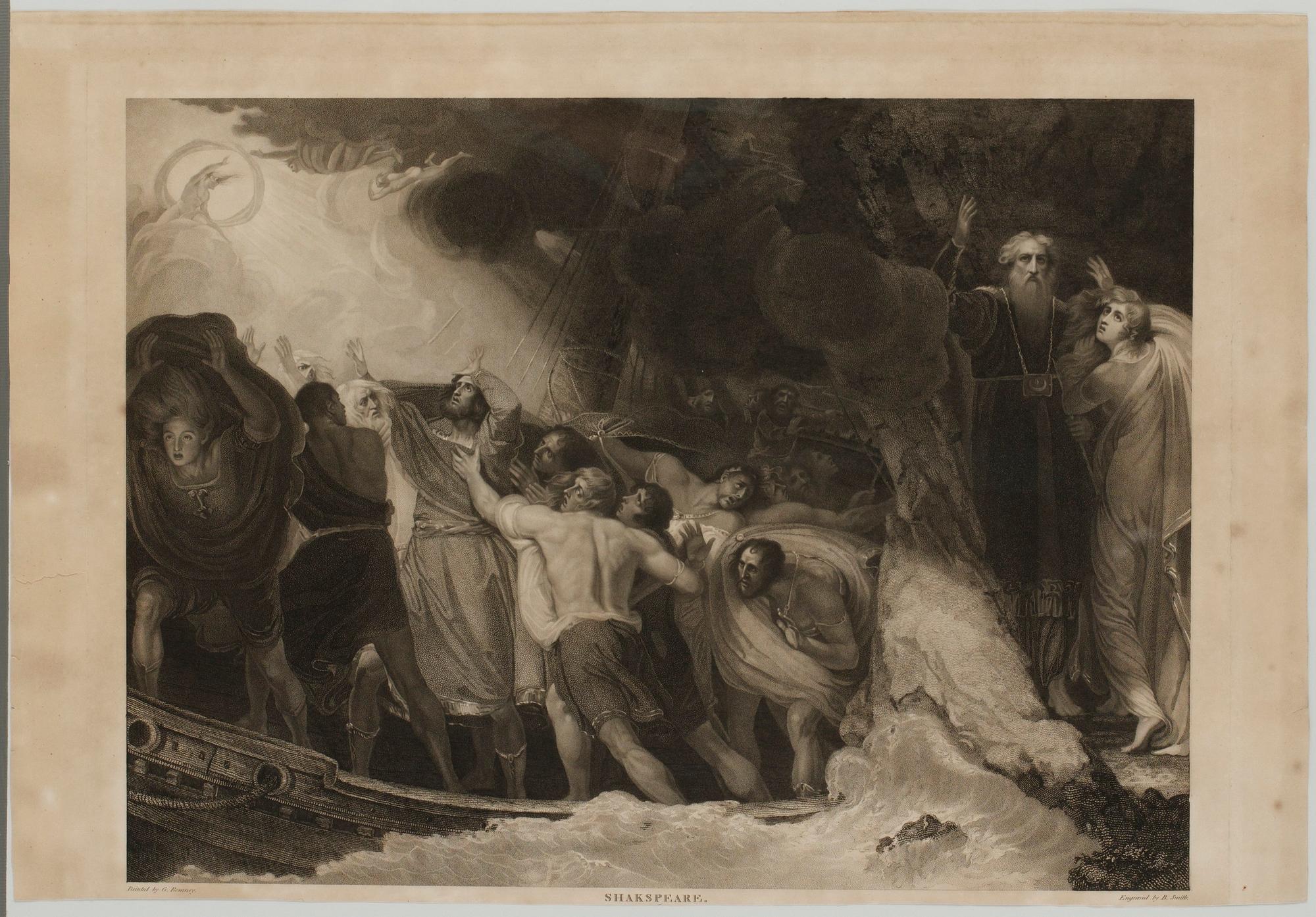 JOHN & JOSIAH BOYDELL (PUBL), Etsningar 4 st, omkring 1770-80.