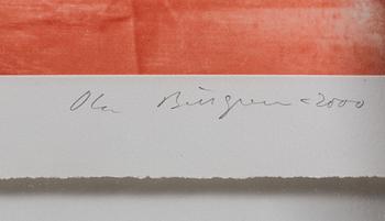 OLA BILLGREN, färglitografi, signerad och numrerad 210/250.