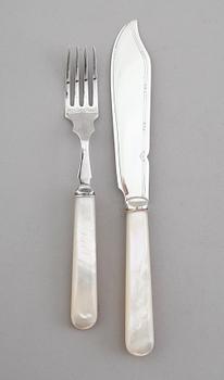 FISKBESTICK, 14 delar, England, 1900-talets andra hälft.