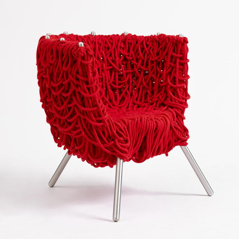 Fernando & Humberto Campana, a "Vermelha" chair, Edra, Italy, post 1993.