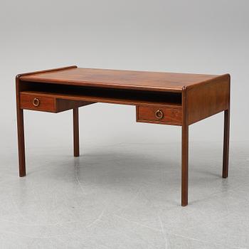 A mahogany desk, mid 20th Century.