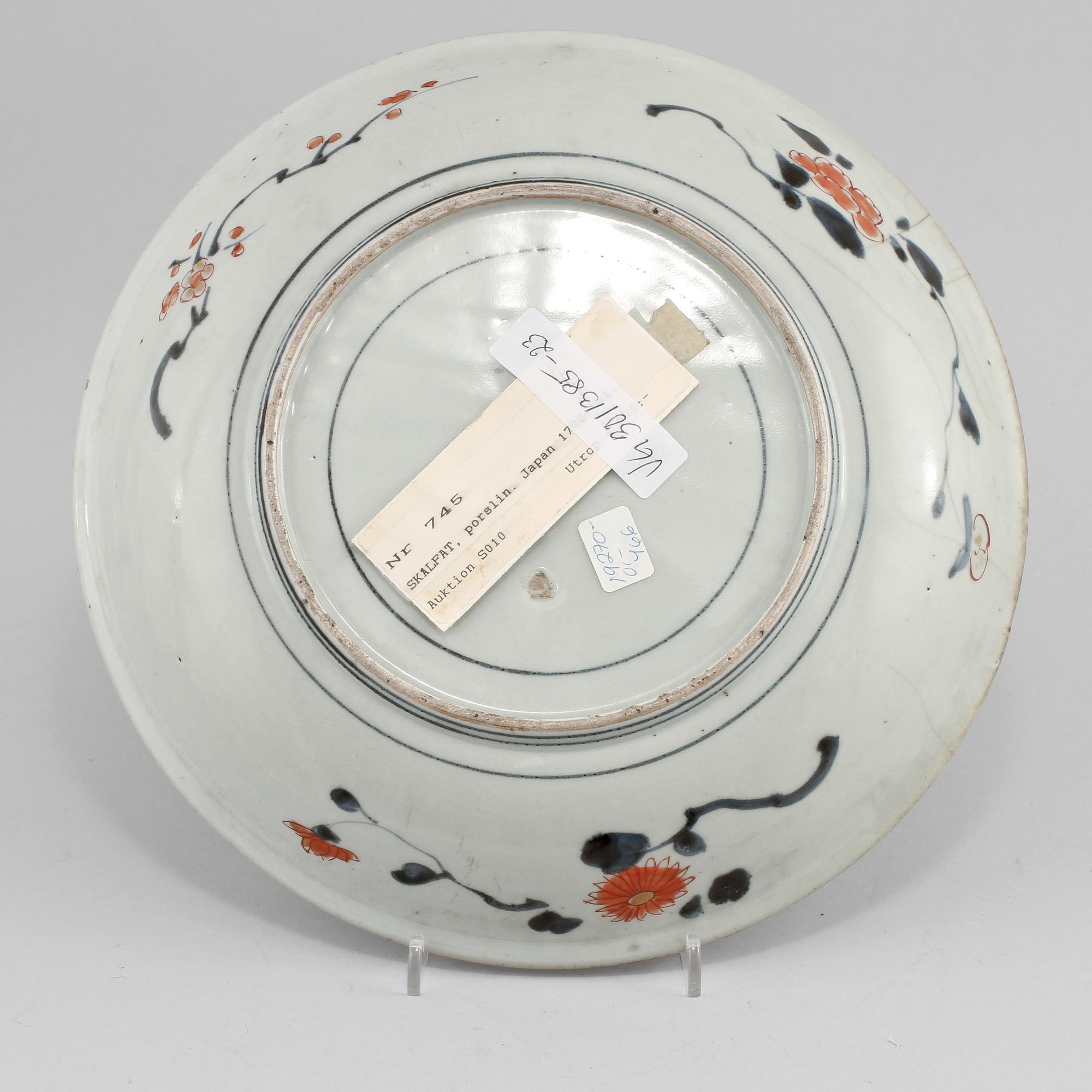 FAT, porslin, Imari, Japan, 1700-tal.