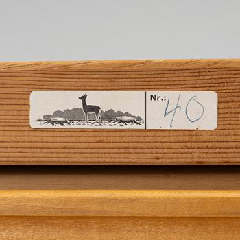 Severin Hansen, sewing table, Haslev Møbelsnedkeri, Denmark, 1950s.