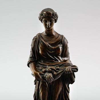 SKULPTUR, brons, 1900-talets andra hälft.