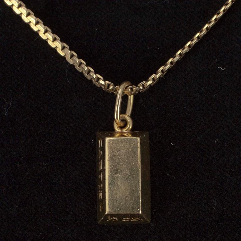 HALSBAND, guldtacka, Cartier.
