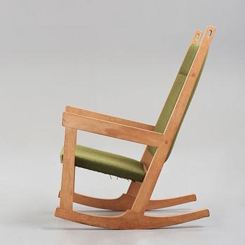 HANS J WEGNER, a rocking chair, prototype for Getama, Denmark, 1967.