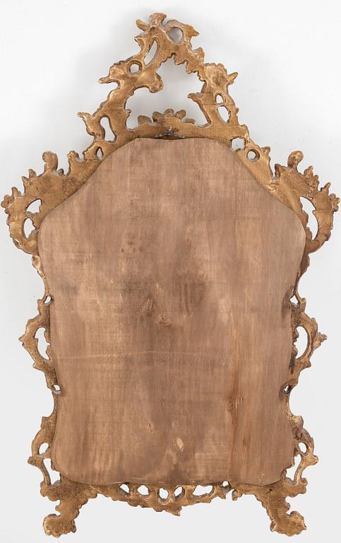 A Rococo style mirror, mid 20th Century.