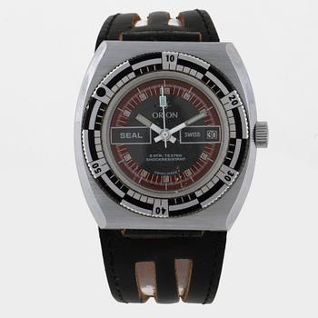 ORION, Seal, wristwatch, 40,5 x 41,5 mm.