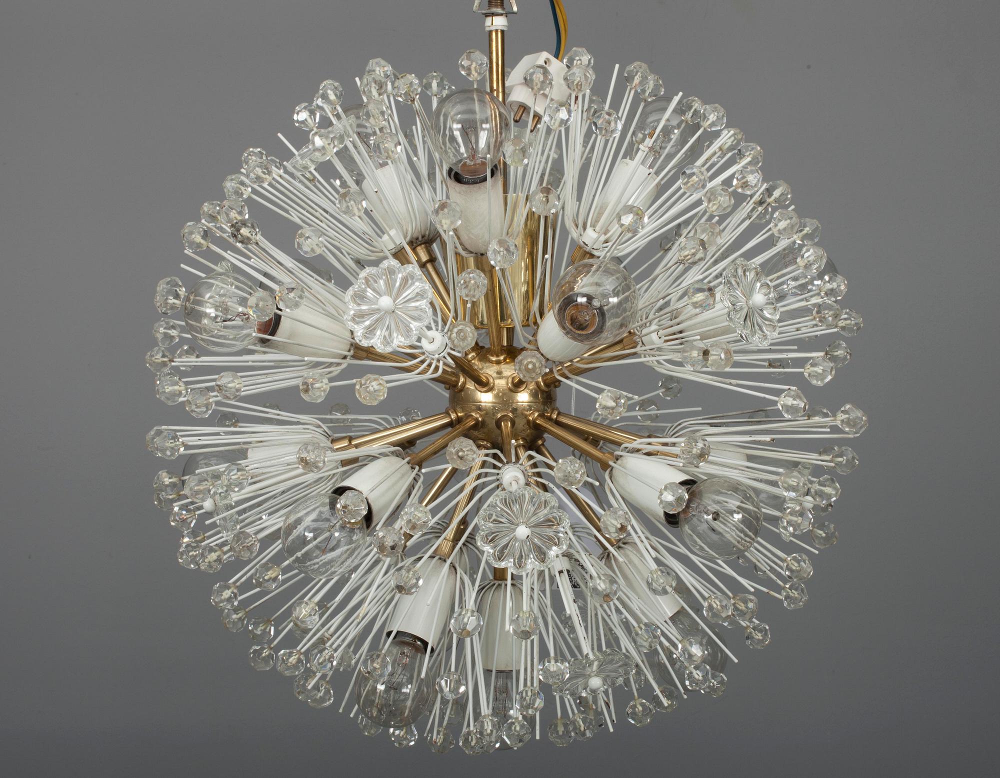 TAKLAMPA, design, Emil Stejnar, "Snowball / Sputnik Pusteblume", Wien 1960-70 -tal.