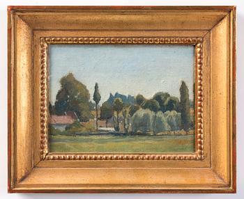 Ivan Aguéli, "Franskt landskap" (French Landscape).