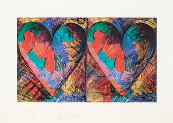 121B. Jim Dine, "Louisiana hearts".