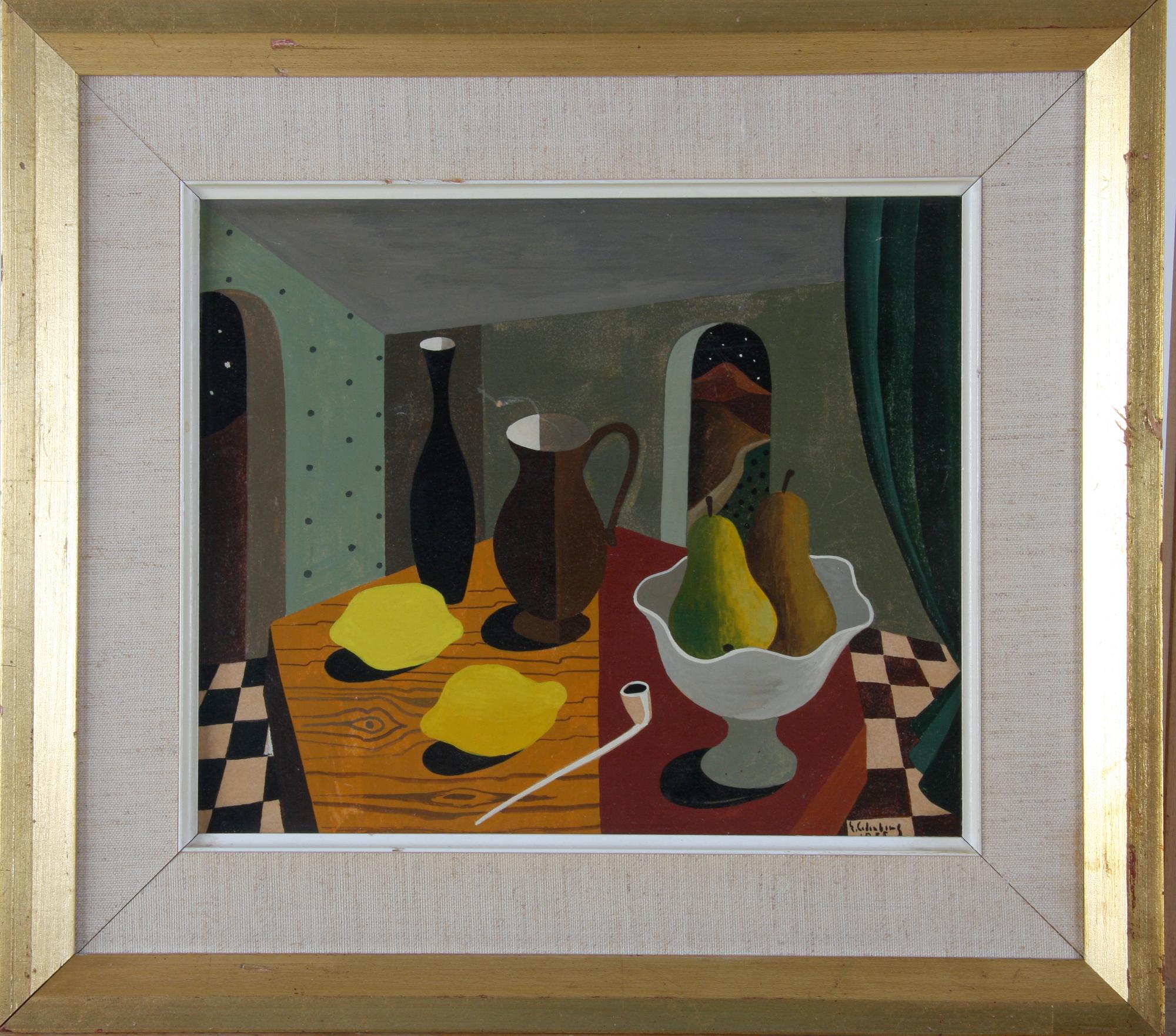 CEDERBERG, ERIC, olja på papp-pannå, sign o dat 1955.