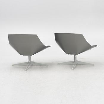 Jurgen Laub & Markus Jehs, chairs, model "JL10", a pair, Fritz Hansen.