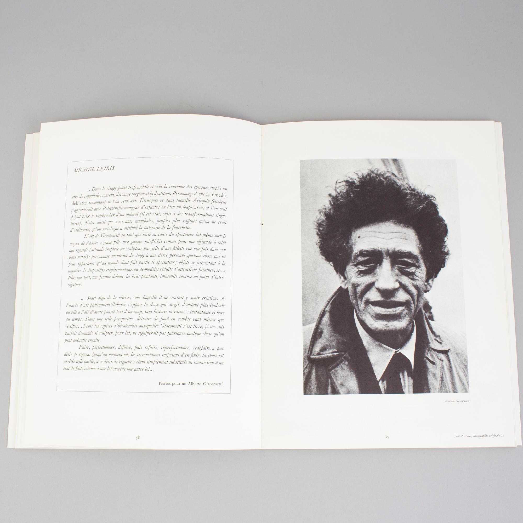 DERRIÈRE LE MIROIR,"Hommage à Marguerite et Aimé Maeght" No. 250, 1982.